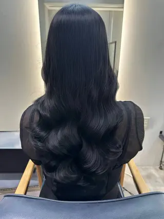 ロング 韓国風パーマ/ 韓国ヘア/大森千寛のヘアスタイル