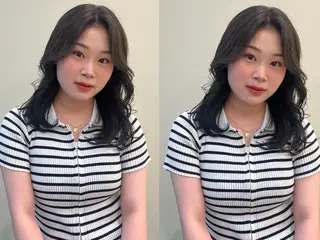 セミロング カラー tomu/天神大名/ 透明感カラー🐧のヘアスタイル