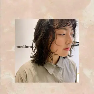 ミディアム apish 夏琳のヘアスタイル