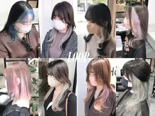 セミロング カラー LOOP hair eye lash所属・LOOP hairのヘアスタイル