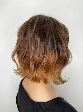 ミディアム カラー 杉田 一浩のヘアスタイル