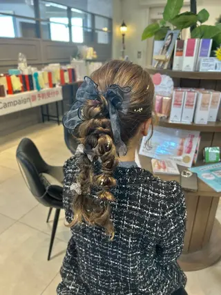 ロング ヘアアレンジ 楓夏️🫧/モデル様 募集中/ヘアアレンジのヘアスタイル