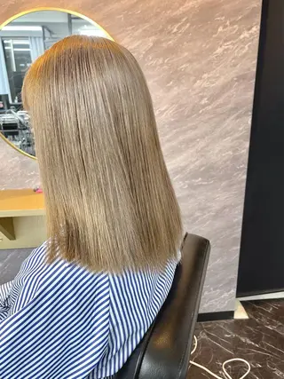 ミディアム カラー route 【ルート】所属・髪質改善/堀江 ケアカラーtoshiのヘアスタイル