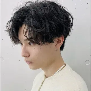 パーマ メンズ パーマモデル募集中 /横浜/千優のヘアスタイル