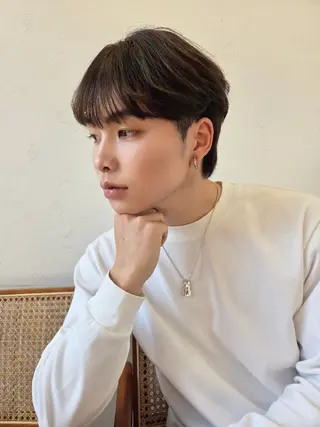 メンズ カラー メンズ ヘアメイク  ハイトーン キャロのヘアスタイル