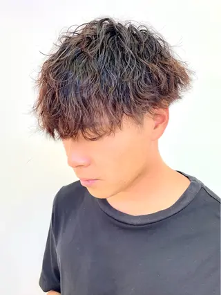 パーマ メンズ 長嶺花音 （のんのん）☽⑅ ˖のヘアスタイル