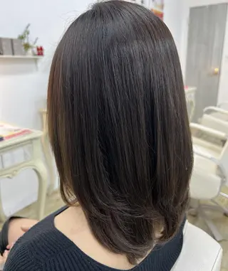 ミディアム ブルーム yukiのヘアスタイル