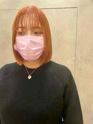 ショート カラー vain所属・パーマウルフショート 濱田匠のヘアスタイル