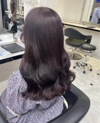 ロング miku/ラベンダー 透明感カラー🪻❤︎のヘアスタイル