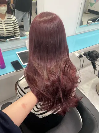 カラー ガーリー/暖色カラー 🎀MEARI🩰のヘアスタイル
