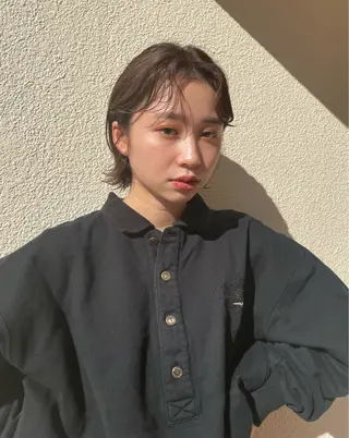 ミディアム wixy mimi所属・ボブ/透明感カラー 🌿栄🌿kouneのヘアスタイル