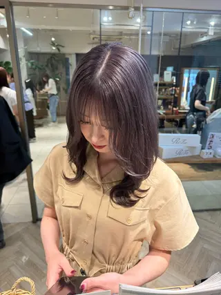 カラー 🍪ﾖｼｲﾊﾙﾈ🍪 ﾗﾍﾞﾝﾀﾞｰｶﾗｰのヘアスタイル