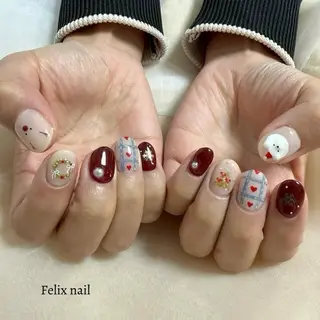 ネイル フェリックスネイル 大人綺麗/トレンドのネイルデザイン