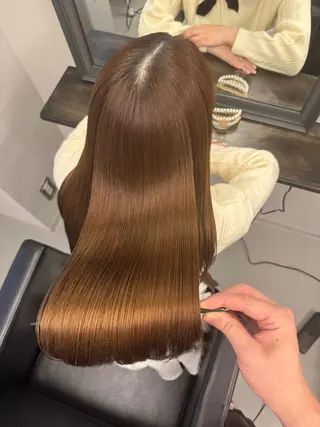 ロング カラー XYZ新宿所属・縮毛矯正/韓国 /店長/KANATOのヘアスタイル