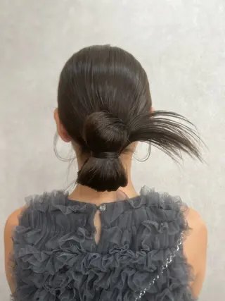ロング maya レイヤーカットのヘアスタイル