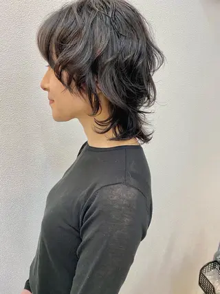 ショート パーマ 似合わせカラーパーマ 🌿kitin米川のヘアスタイル