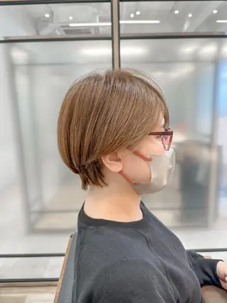 ショート シノハラ ガクト ショート/白髪ぼかしのヘアスタイル