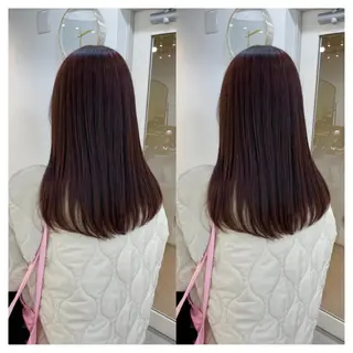 セミロング カラー 村山 茉衣のヘアスタイル
