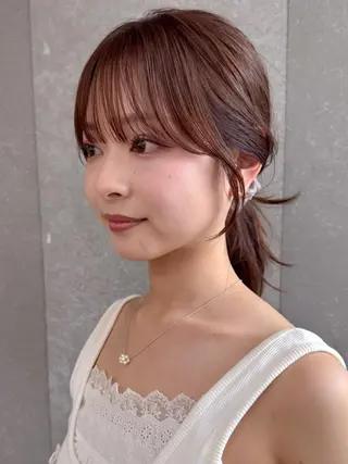 ロング レイヤー＆カラー 人気美容師倉崎涼のヘアスタイル