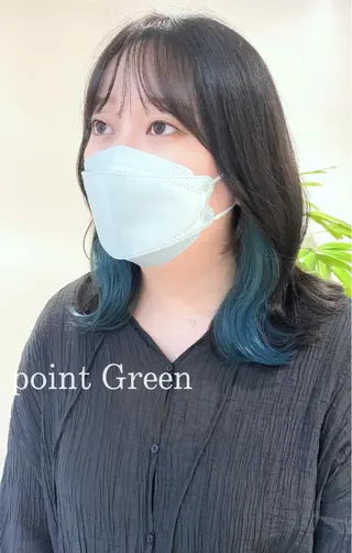 セミロング カラー clomus所属・YUKA艶髪 🌸寛ぎ部屋のヘアスタイル