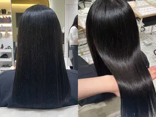 ロング カラー 透明感カラー/ 縮毛矯正/ユイ☆彡のヘアスタイル