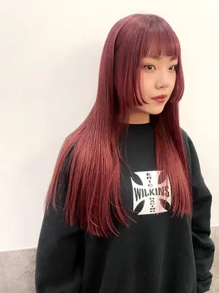 ロング カラー ヘアアレンジ SALOWIN原宿ash店所属・理想のハイトーンへ 🌙サイダサキのヘアスタイル