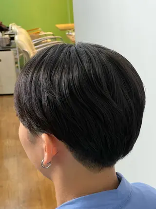 ショート パーマ メンズ 【髪質改善/縮毛矯正 /カラー】ホサカのヘアスタイル