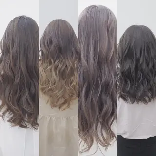 セミロング カラー 永岡 鉄平のヘアスタイル