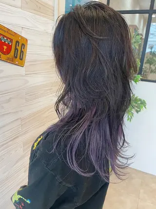 ロング カラー N° aria 三軒茶屋のヘアスタイル