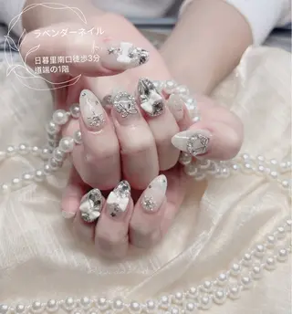 ネイル ラベンダー💖日暮里 ルル💖ネイルのネイルデザイン