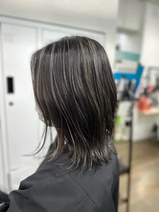 ミディアム 髪質改善ストレートo rメンズスタイル今岡のヘアスタイル