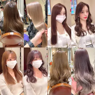 ロング カラー 韓国ハッシュカット/ 新宿/髪質改善/岡崎のヘアスタイル