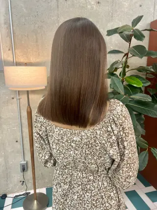 ミディアム noe所属・AYAKA/名古屋/ 栄/ボブ/透明カラーのヘアスタイル