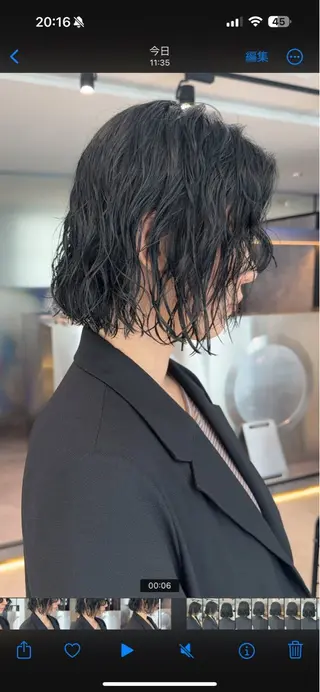 ミディアム カラー パーマ Qin shaire salon 原宿所属・🌿パーマ/ボブ/ レイヤー/Mikiのヘアスタイル