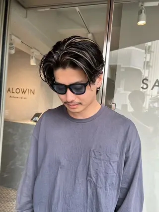 ショート カラー メンズ 樋野 亮のヘアスタイル