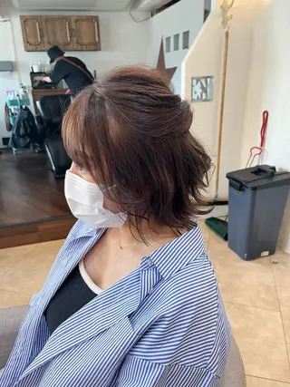 ミディアム 本場の韓国ヘア 🇰🇷チ・ヨンジュのヘアスタイル