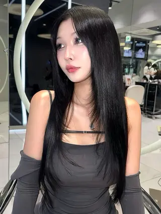 ロング miuru/網紅ヘア 🇨🇳レイヤーのヘアスタイル