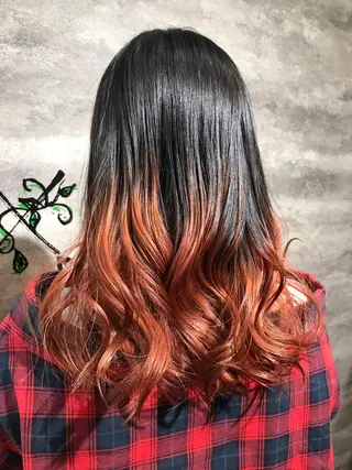 セミロング カラー Blanco 村松 美里のヘアスタイル