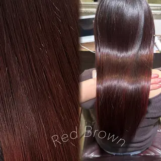 ロング あゆみ︎︎✮／ 暖色カラー／博多のヘアスタイル