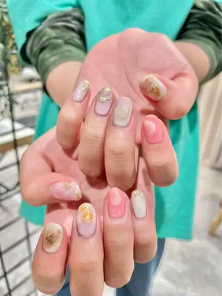 カラー ネイル マツエク・マツパ 韓国マツエク/まつパ 🎀misaki🎀のマツエク・マツパデザイン