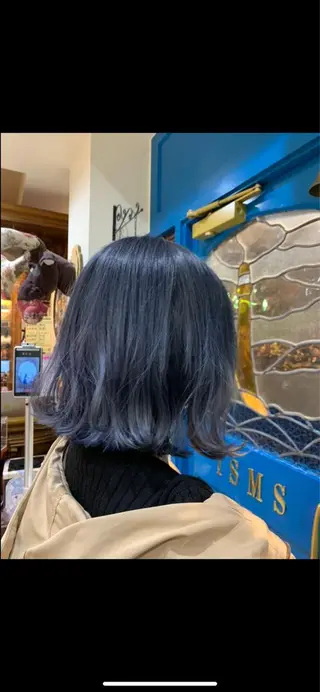 ミディアム カラー ヘアアレンジ GO TODAY シェアサロン 名古屋パルコ所属・仲地 大地のヘアスタイル