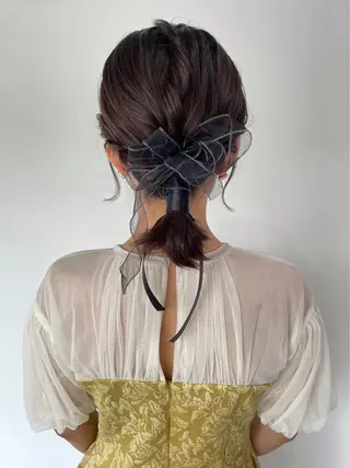 ヘアアレンジ silo所属・silo MOKA 顔周りカット🦦のヘアスタイル