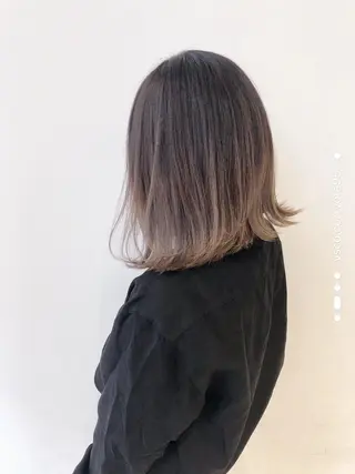 ミディアム 🫧艶カラー/ ハイトーン✨/矢澤のヘアスタイル