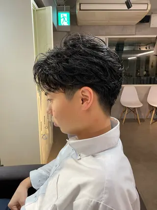 ショート パーマ メンズ if ...hair salon所属・明神 拳翔のヘアスタイル