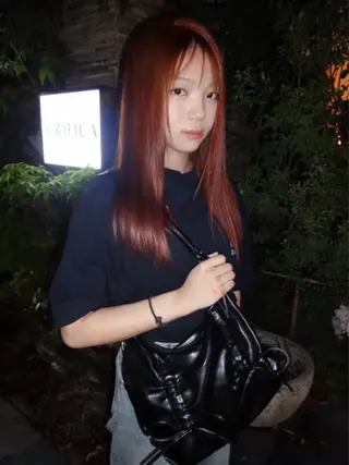 ロング カラー 太田 妃香/岡崎美容室のヘアスタイル