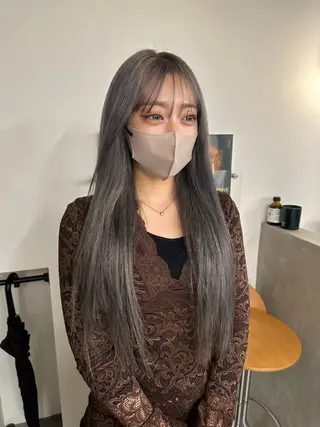 ロング カラー tonari所属・透明感カラー/中崎町 fukaのヘアスタイル