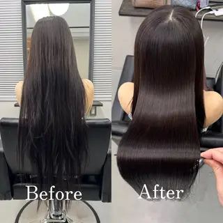 ロング XYZ所属・縮毛矯正/髪質改善 韓国風/MIKIYAのヘアスタイル