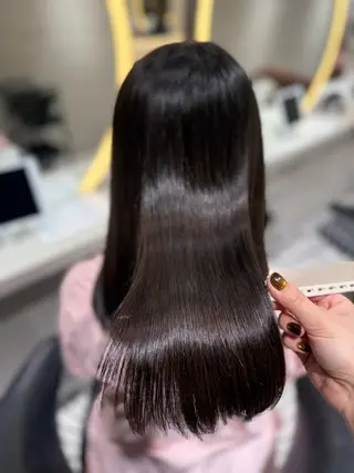 セミロング ハイトーン特化🤍/ 韓国ボブ / ハルナのヘアスタイル