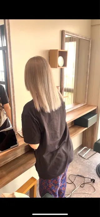 ミディアム teto たくとのヘアスタイル