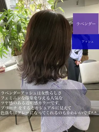 ミディアム 新井 広樹のヘアスタイル